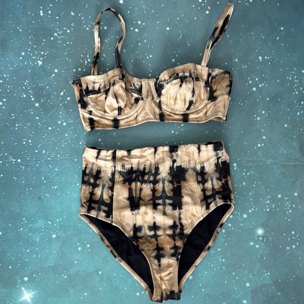 Ulla Johnson Tie-Dye Bikini Set P Shopbop